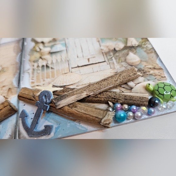 Beautiful Beach Getaway Wooden Charcuterie Boards. Set of 2. - Picture 12 of 16